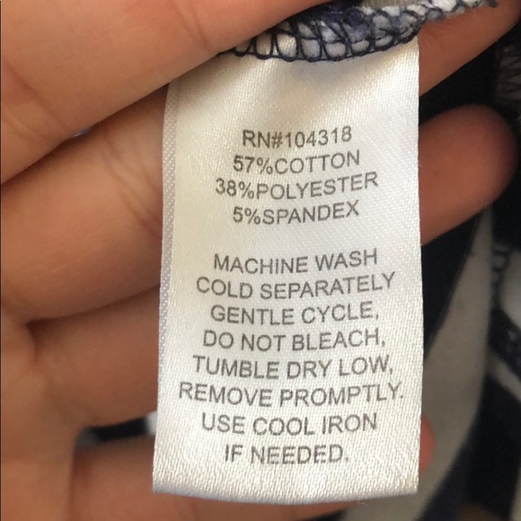 Navy Striped Dress - Picture 3 of 3